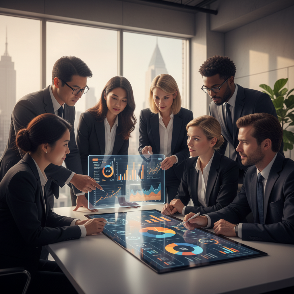 Ilustração de contabilidade e finanças