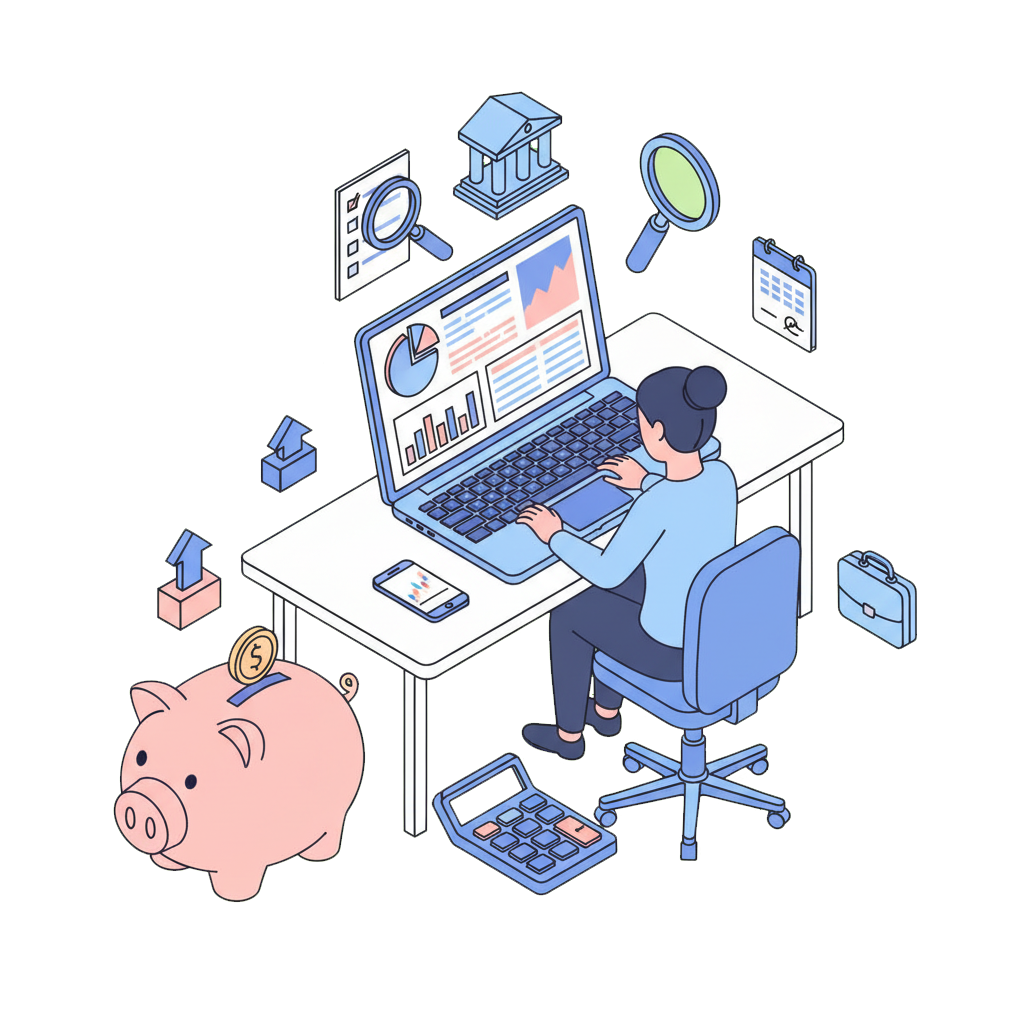 Ilustração de BPO Financeiro